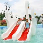 Funny Water Park Slide Fiberglass Children Water Slide Oxidation Resistant
