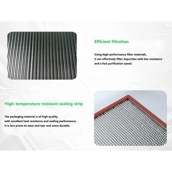 High Efficiency HEPA Filter H13 H14 Wire Mesh Air Conditioner Filter