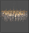 Water Droplet Chandelier High End Pendant Lights AC220V 5m2 -35m2