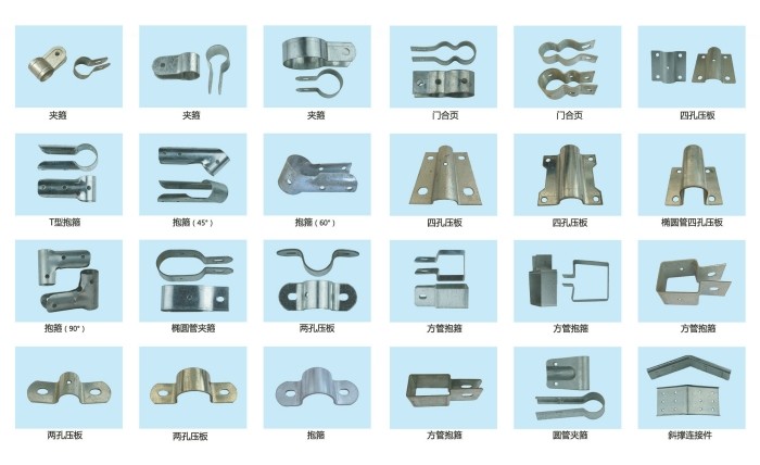 Roof Spring Lead Spring Hoop End Cap Galvanized Steel Material Greenhouse Accessories