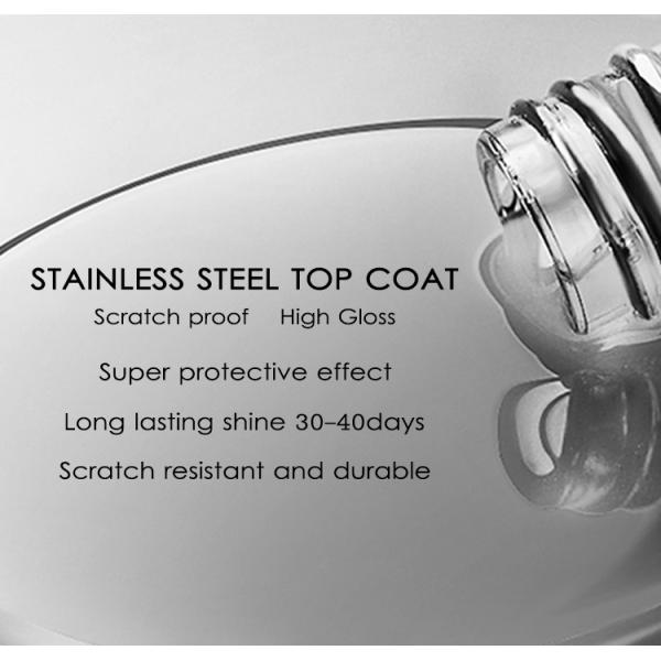 Tempered Top Coat Gel 5000ml Environmental Protection Material Super Shine Top Coat Gel for Nails