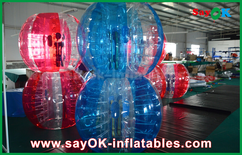 Inflatable Lawn Games Transparent PVC / TPU Inflatable Soccer Bubble Human Ball For Adult / Kid