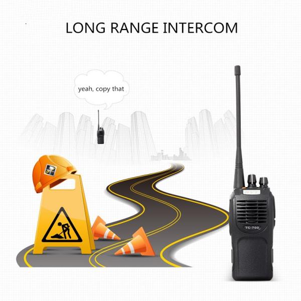 TC-700 Digital And Analog Voice Encryption Convenient Anti-fall Walkie Talkie