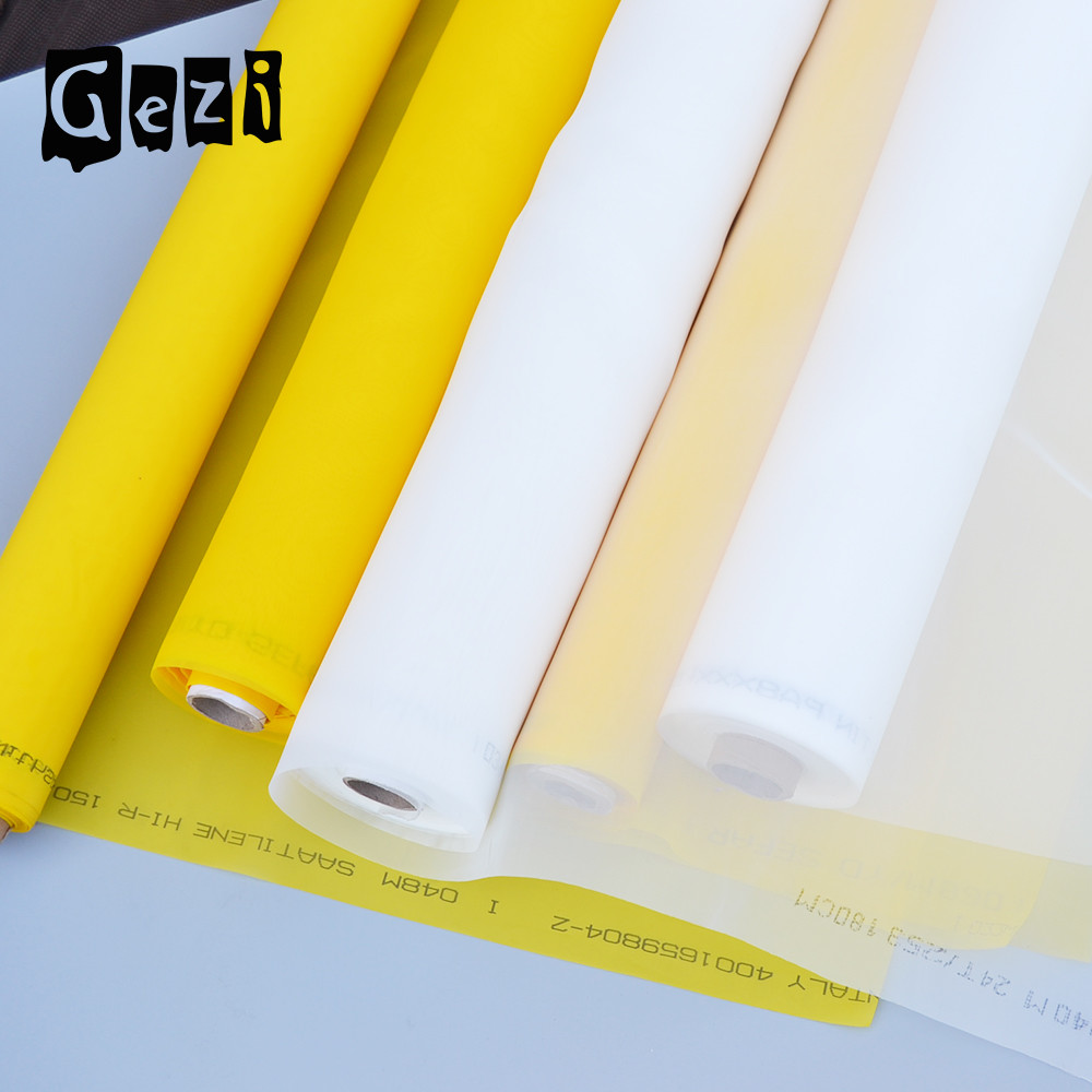 Heat Resisting Polyester Silk Screen Printing Mesh 3.00m * 50m For Towel Factory