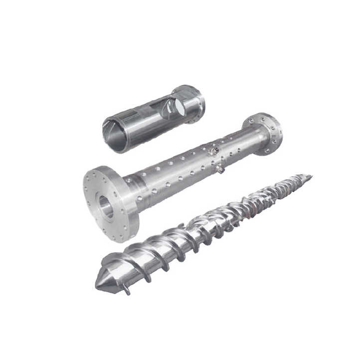 Small / Mini Rubber Extruder Screw Barrel Nitriding Treatment For Pvc Plastic Rubber Machine