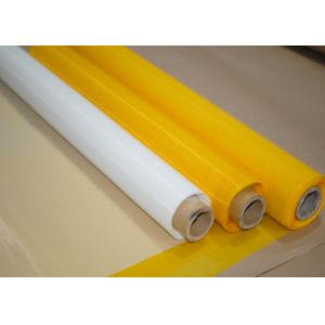 Polyester / Malla Serigrafia Screen Printing Fabric Mesh Yellow Silk Printing