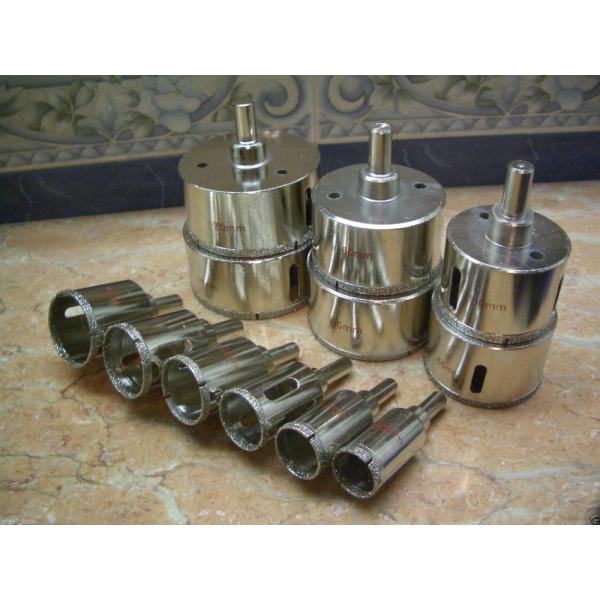 Electroplated Diamond Hole Saw , Diamond Hole Drill Bit For Procelain Ceramic Tile