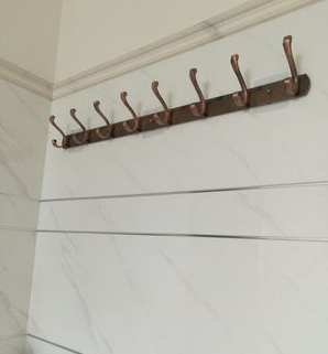 Solid Gold Cloth Hanging Cap Hooks , Zinc Alloy Silver Decorative Wall Mounted Back Holders