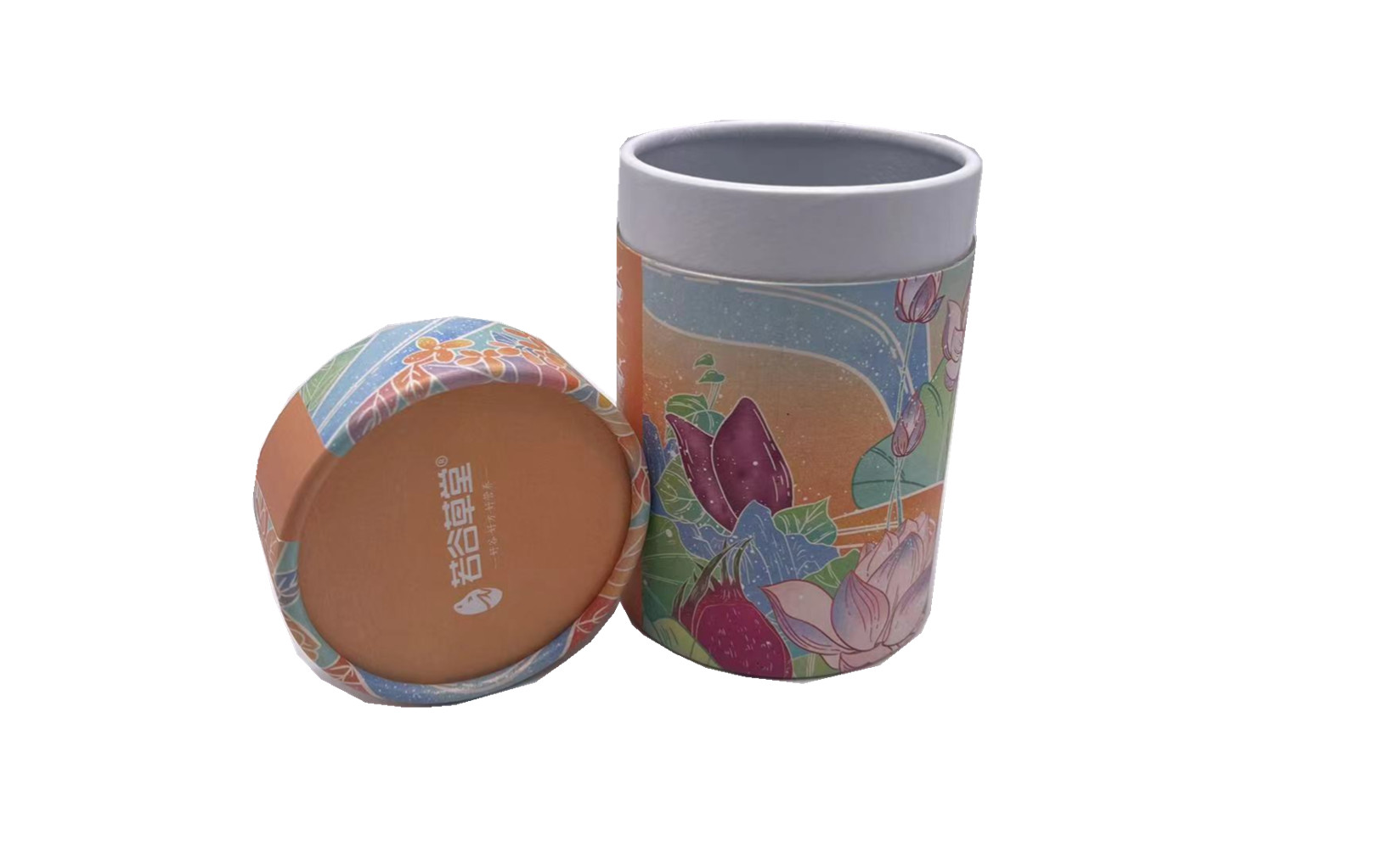 Gray Cardboard Coated Paper Healthcare Box for Food Packaging Tube