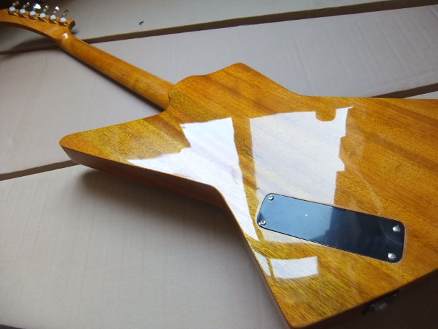 Wholesale G Explorer Custom Electric Guitar Mahogany In Natural