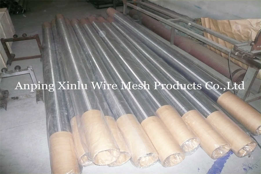ISO Profile V Wire Johnson Sand Control Screens Pipe With 0.04" Gap