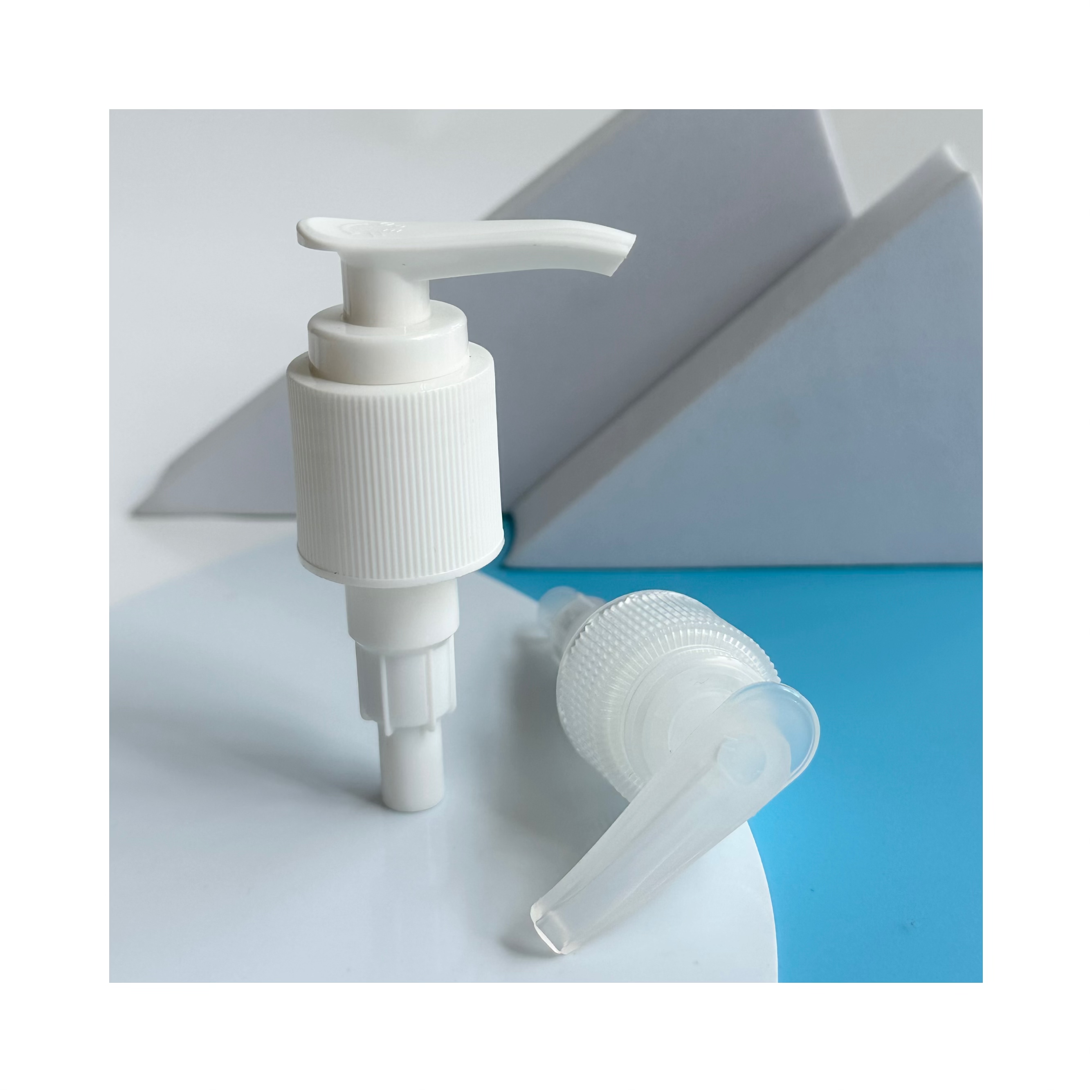 PP Plastic 24mm 28mm Smooth Ribber Aluminium Closure Hand Lotion Pump for Fast Delivery