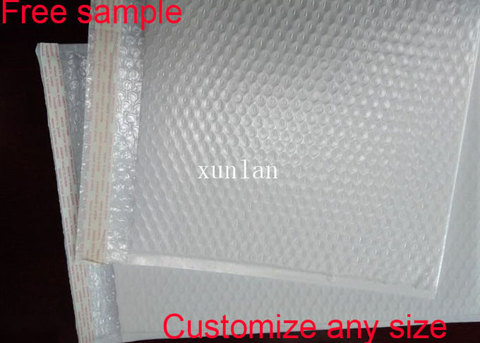2 Sealing Sides Shipping Bubble Mailers Shiny Foil Wrap Envelopes 8 * 6 Inch Metallic