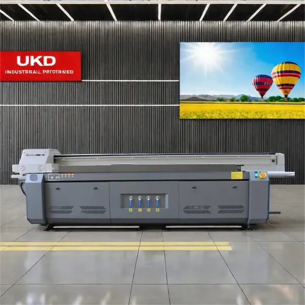 Eco Solvent Flatbed Inkjet Printer for Large Format Printing Machine