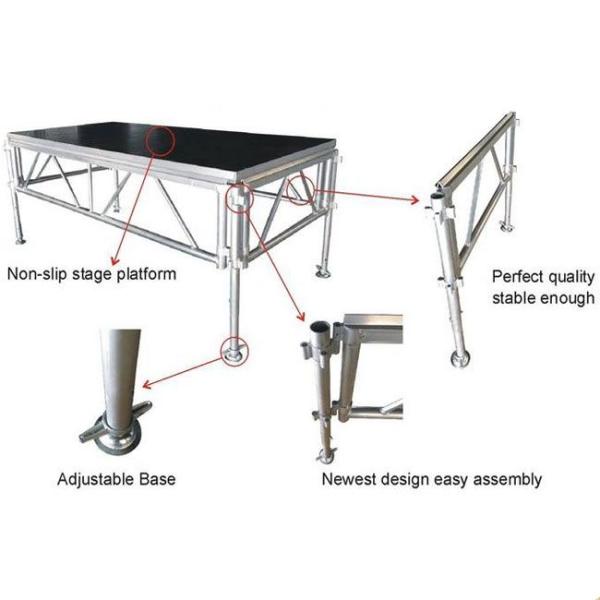 Aluminum Stage Platform Durable Versatile And Stable For Performances
