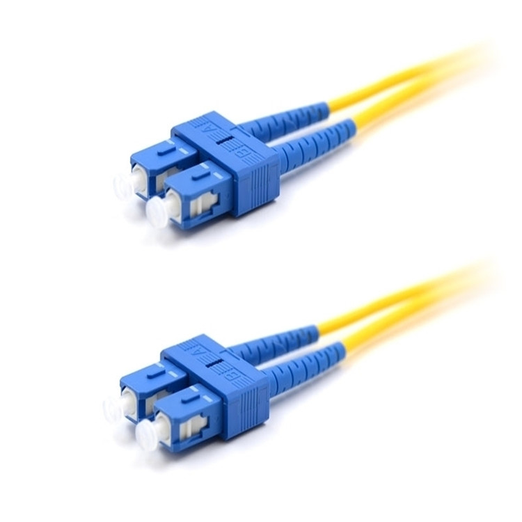 SC UPC-SC UPC Fiber Optic Patch Cord Single Mode Duplex 3.0mm G657A Lszh Cable