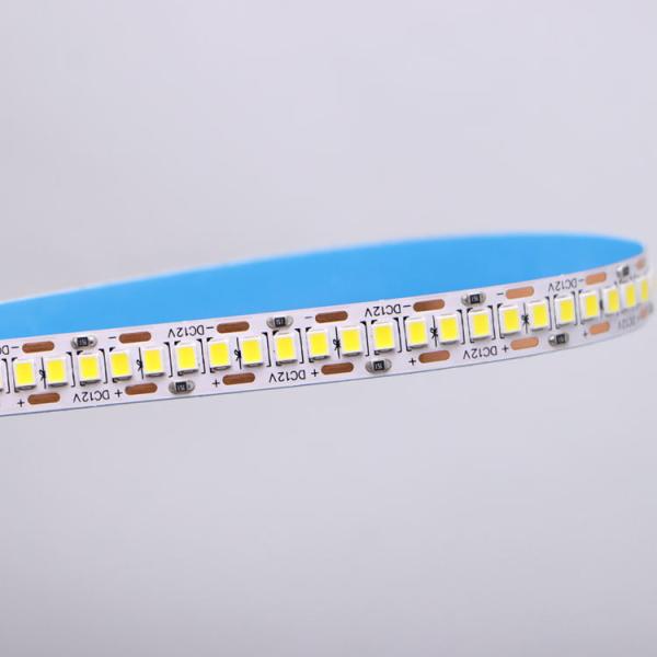 DC12V/24V 10mm 5M/Roll 2835 80Ra LED Strip With White PCB And 120° Beam Angle
