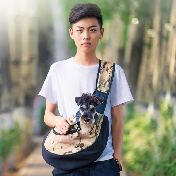 Canvas Strong Nylon Pet Carriers Dog Outdoor Shoulder Bags