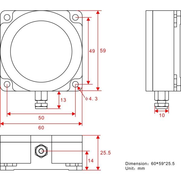 RION brand TL740D mems gyroscope sensor for agv car