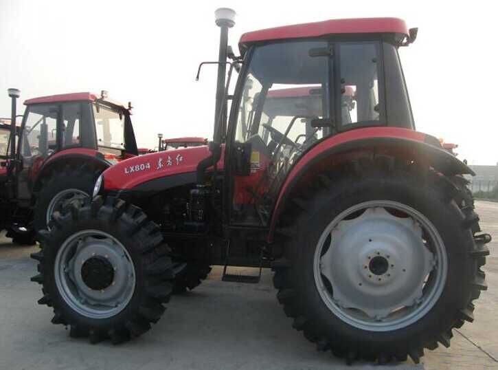 80hp 4 Wheel Drive Tractor , YTO X804 Tractor With 4.95L Displacement