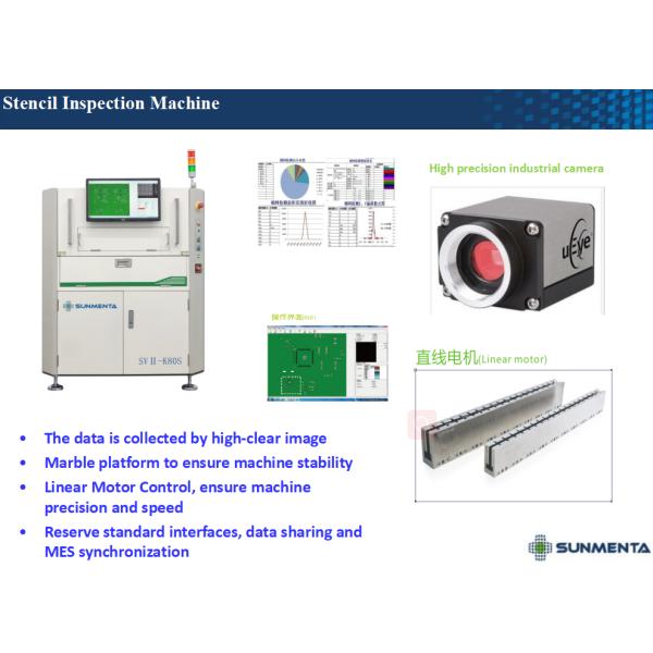 Sunmenta automatic Stencil Inspection Machine System SVII-K80S