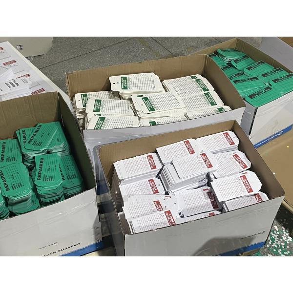 Custom Printing Logo Safety Tag Polyester Waterproof Tag