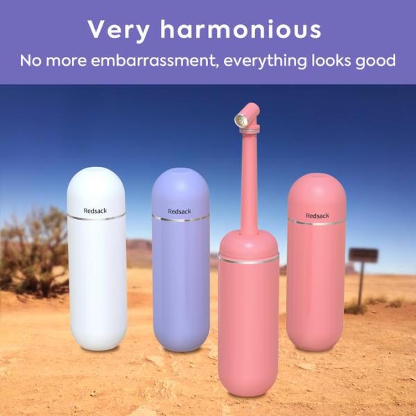 Pink Colors Portable Electric Bidet 380ml Water Capacity For Travel