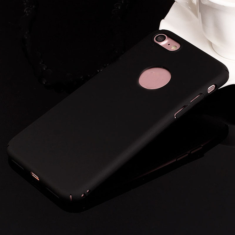 Hard PC Solid Color Full Cover Cell Phone Case Protector For iPhone 7 7Plus 6 6s Plus