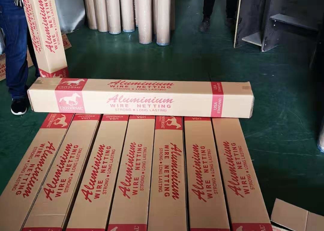 Fine Aluminium Wire Mesh Roll 14X14 0.15mm Diameter PVC Coating