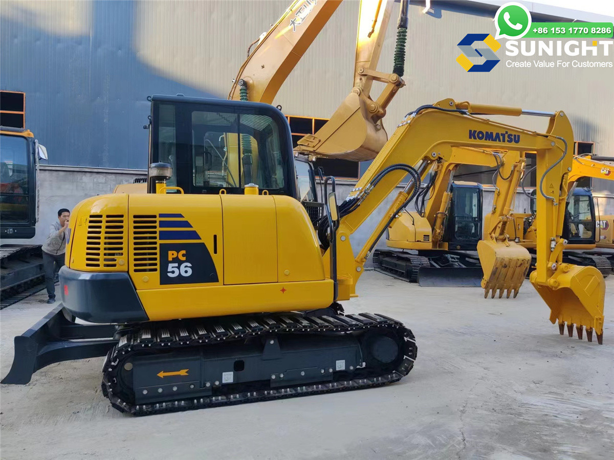 Komatsu PC56 Good Condition Used Excavator Machine Used JAPAN Komatsu PC56 Crawler Excavator Used Excavators
