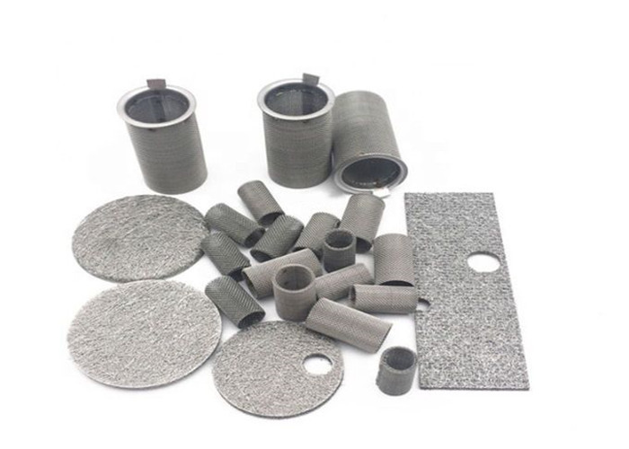 1 Micron Multilayer Stainless Sintered Metal Filter Elements Disk