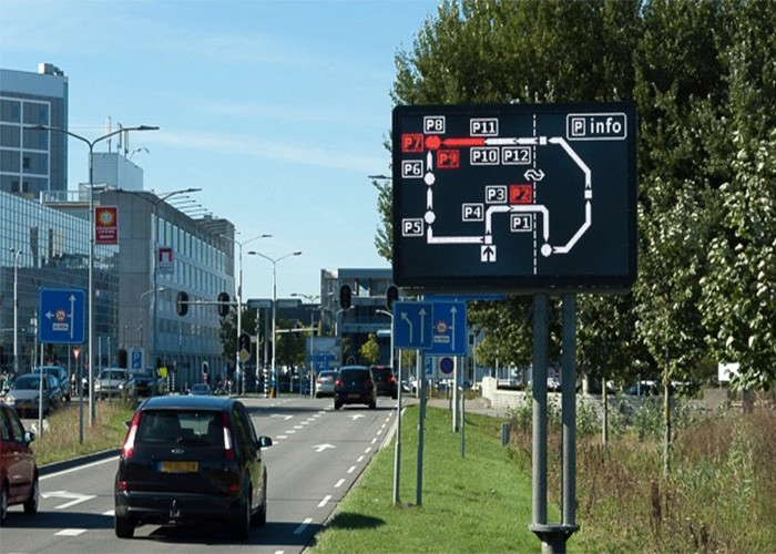 Buy cheap Electronic Digital Message Centers Variable Traffic Signs 960mm X 960mm from wholesalers
