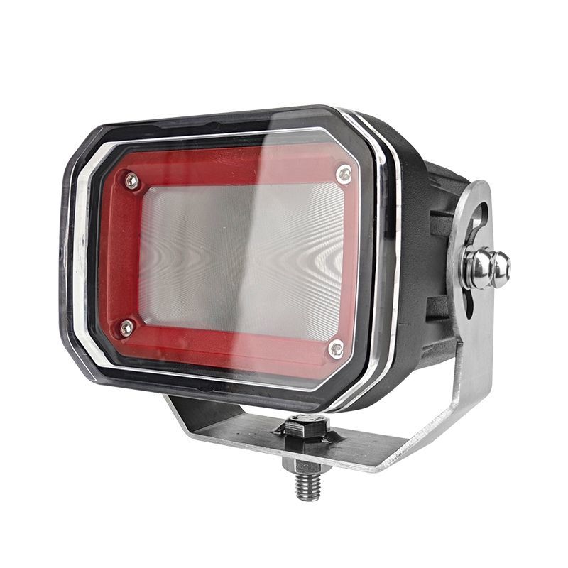 LED Forklift Safety Warning Lights Super Bright LED Anti-Collision 10-80V Zone Red Line Lights for Excavators Cranes