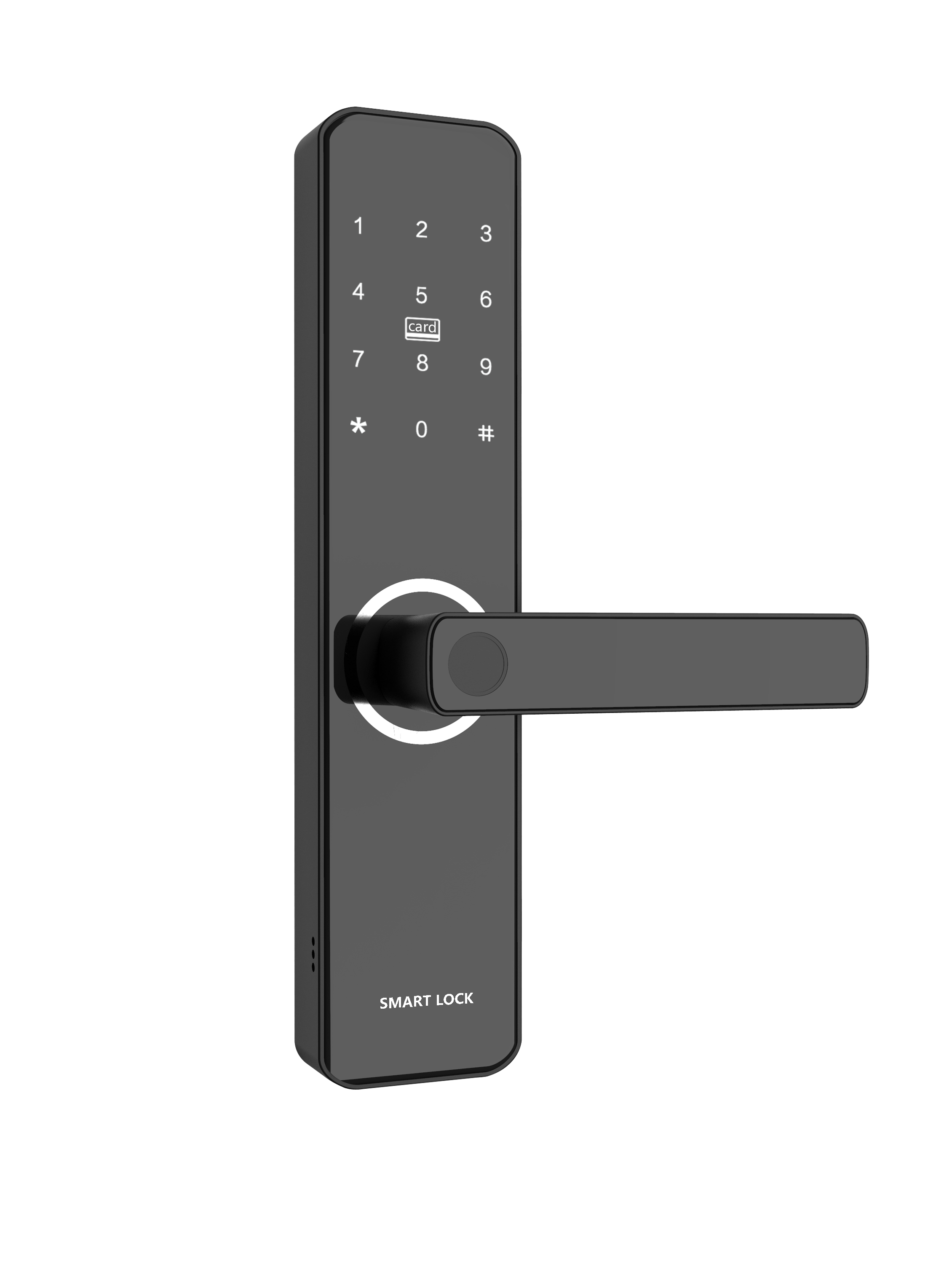 Lever Handle Lock Smart Door Lock Password Lock Up to 20,000 Hours Standby Time Bluetooth and Mobile APP
