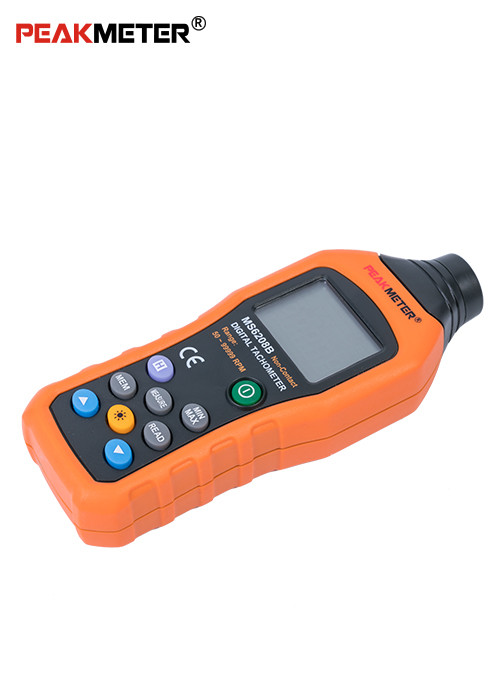 Hand Held Environmental Meter Non Contact Digital Tachometer Max Speed Rotation Tester
