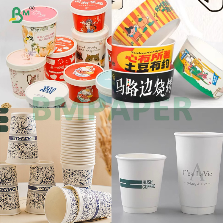 Single PE Coated Paper Cup Base Paper product application examples