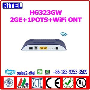 Quality HG323GW 2GE+1POTS+WiFi GPON ONT for sale
