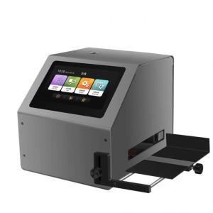 Smart Static Desktop Bottle Batch Coding Machine With Touch Screen