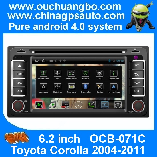 Ouchuangbo Car GPS USB 3G Wiifi S150 Android 4.0 Toyota Corolla 2004-2011 Auto Radio DVD Player OCB-071C