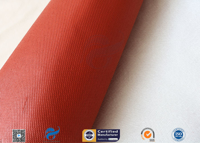 Fireproof High Performance 1 Side Silicone Coating 28 Oz Fiberglass Fabric