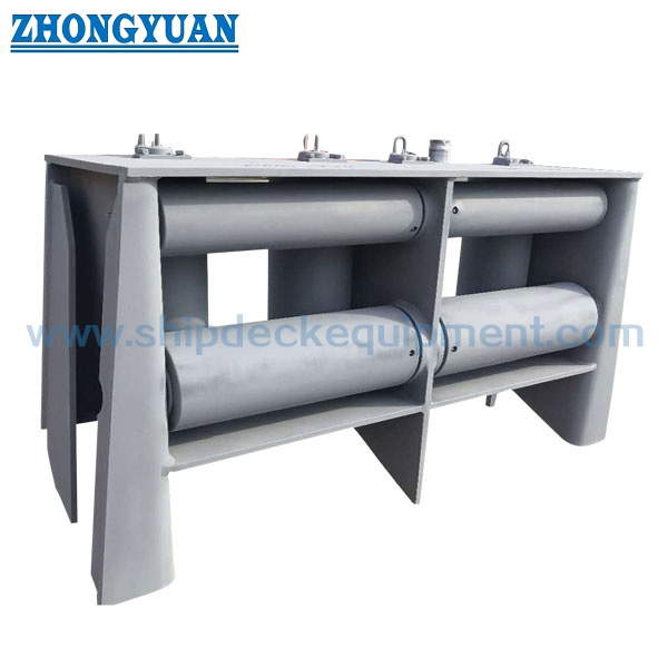 Seven-Roller Universal Fairlead with Upper Roller for Ship Mooring | ISO 13733:2020 Type 7R