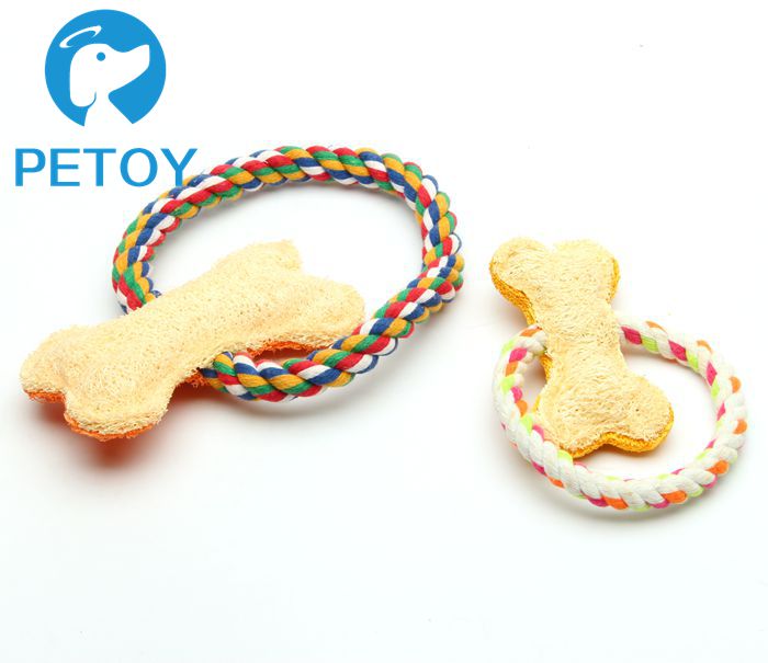Professional Latext Nylon Rope Dog Toy Non - Toxic Material For Small Dogs