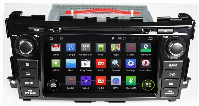 Ouchuangbo Auto GPS Navigation Stereo System for Nissan Teana 2013-2014 Android 4.4 Bluetooth Media Player OCB-8061D