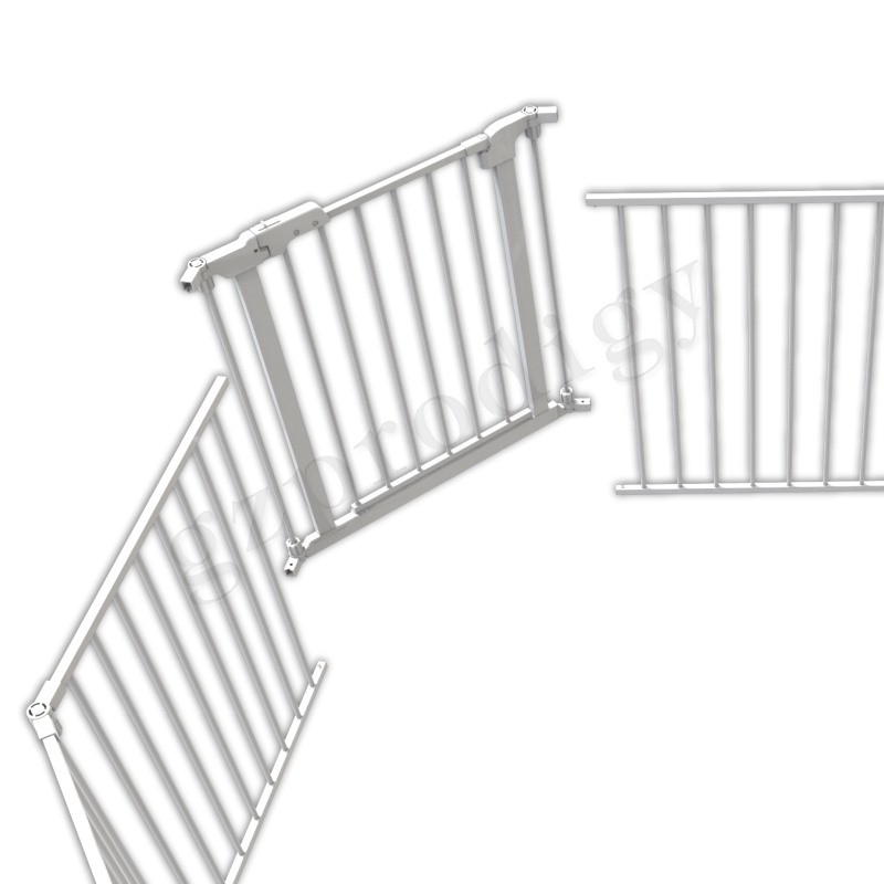 Indoor Multipurpose White Durable Metal Foldable Baby Playpen