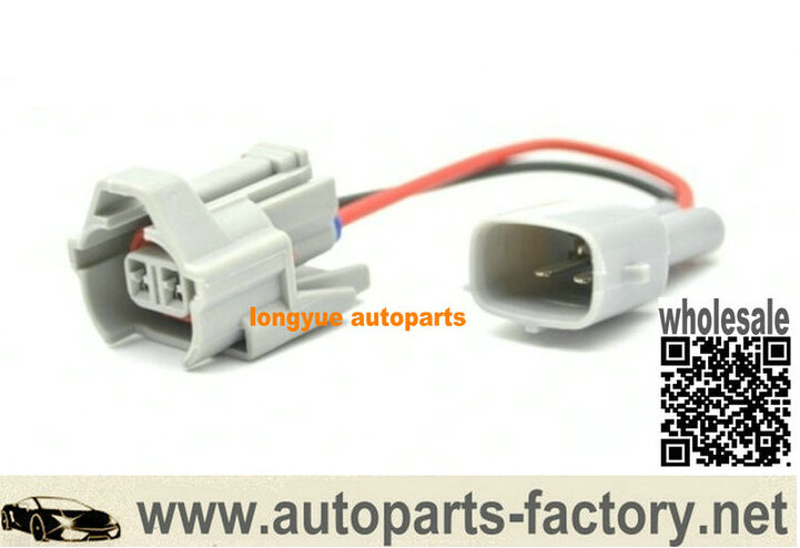 longyue female nippon/denso honda to male toyota/OBD1 fuel injectors connector adapter