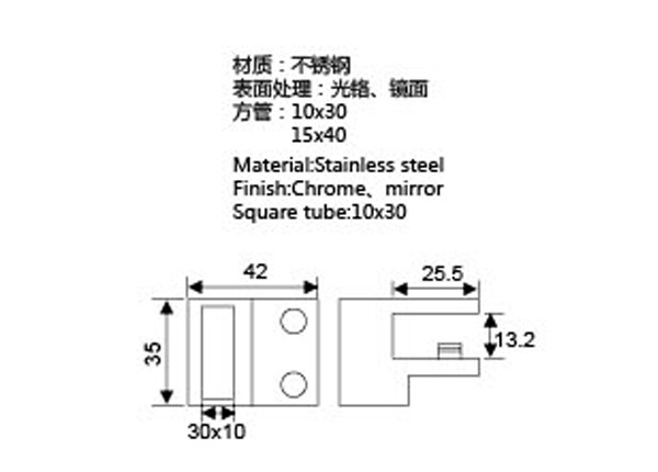 Advanced Surface Glass Hardware Fittings , Die - Cast Glass Door Accessories