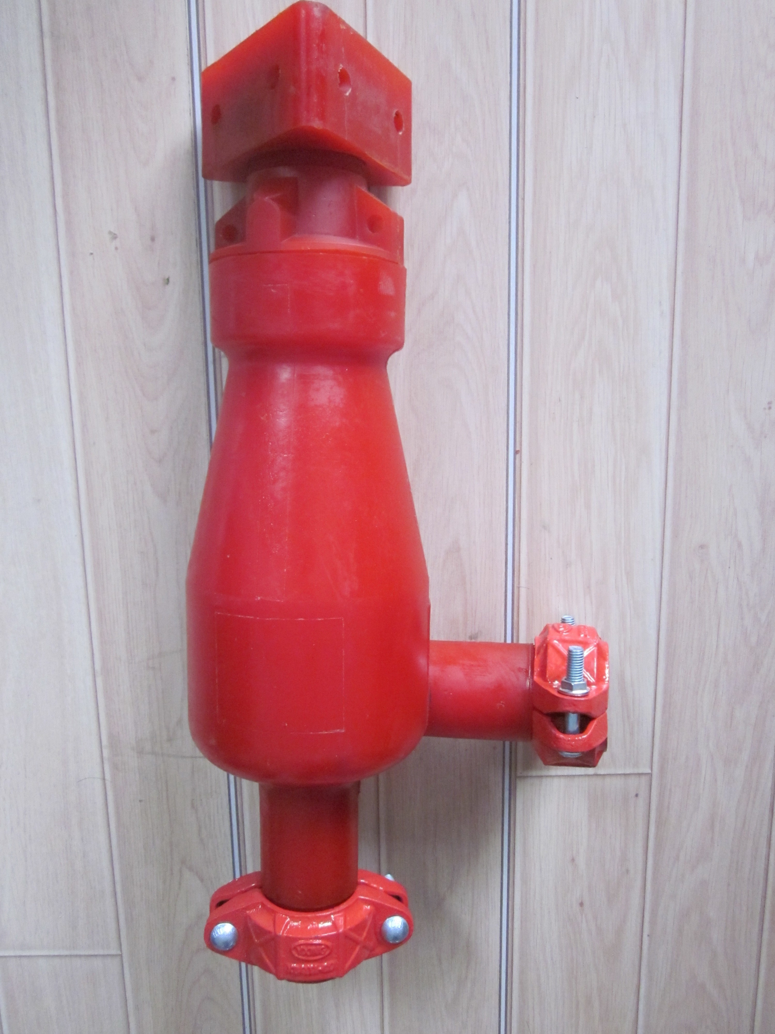 4" Hydrocyclone Body B836 Urethane High Wear Resistance