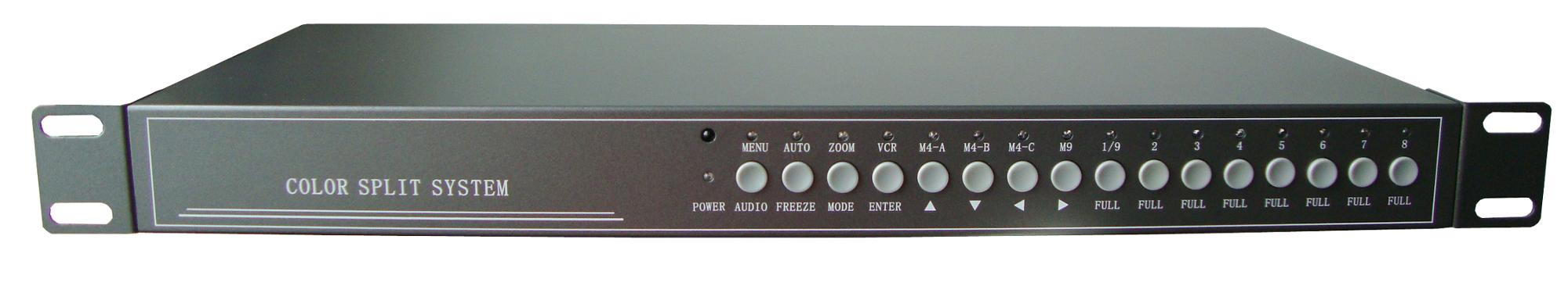 sunta-Best-9CH-Rack-Mounted-color-multiplexer-front-panel