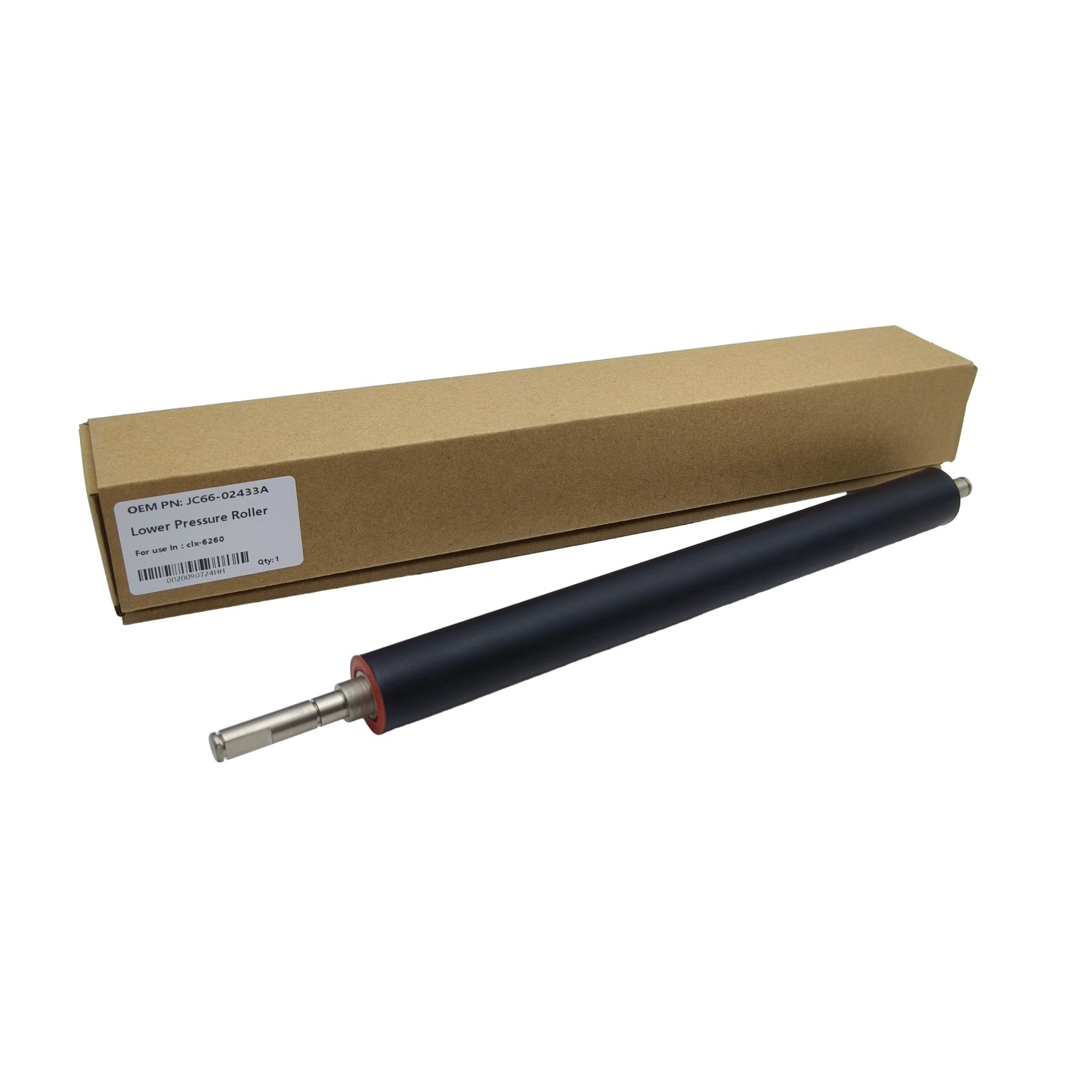 Lower pressure roller for Samsung CLP620ND CLP670ND CLX6250FX CLX6220FX 620 670 6250 6220 CLP620 CLP670 JC66-02433A Printer Fuser Pressure Roller