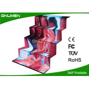 Quality Slim Collapsible P10 Outdoor Full Color LED Display Wall Video Screens Good Heat Dissipation for sale